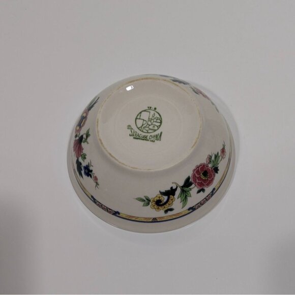 Syracuse China Dewitt Clinton Pilgrim Bowl Floral Pattern Vintage Ceramic 5" - Picture 10 of 11
